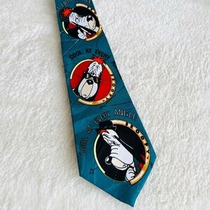 VINTAGE Droopy Dog Looney Toons Tie